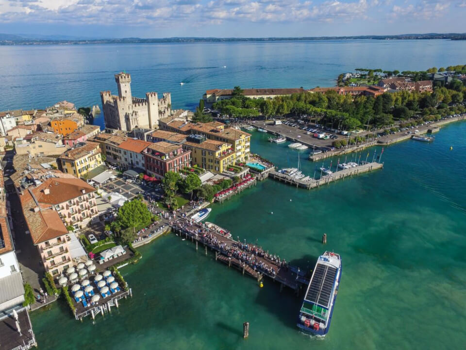 Visit Sirmione by boat from Peschiera (ON TUESDAY)